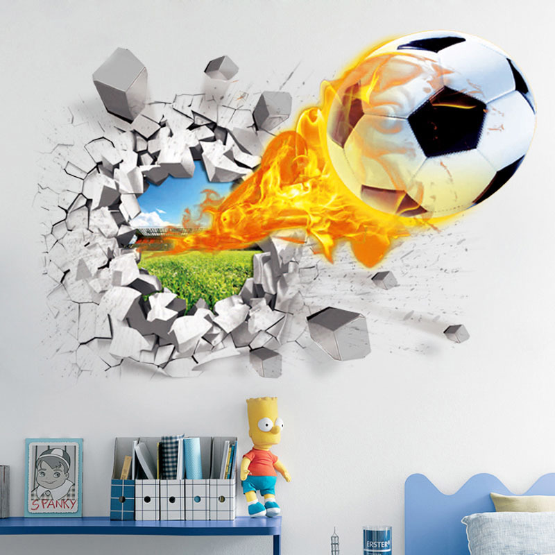 Blister Plaster Sport - Adesivo da parete rotto per calcio