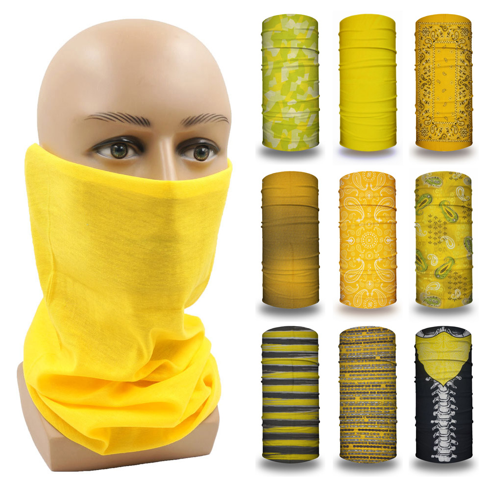 Running Gear Youtube - Bandana da esterno a tubo giallo
