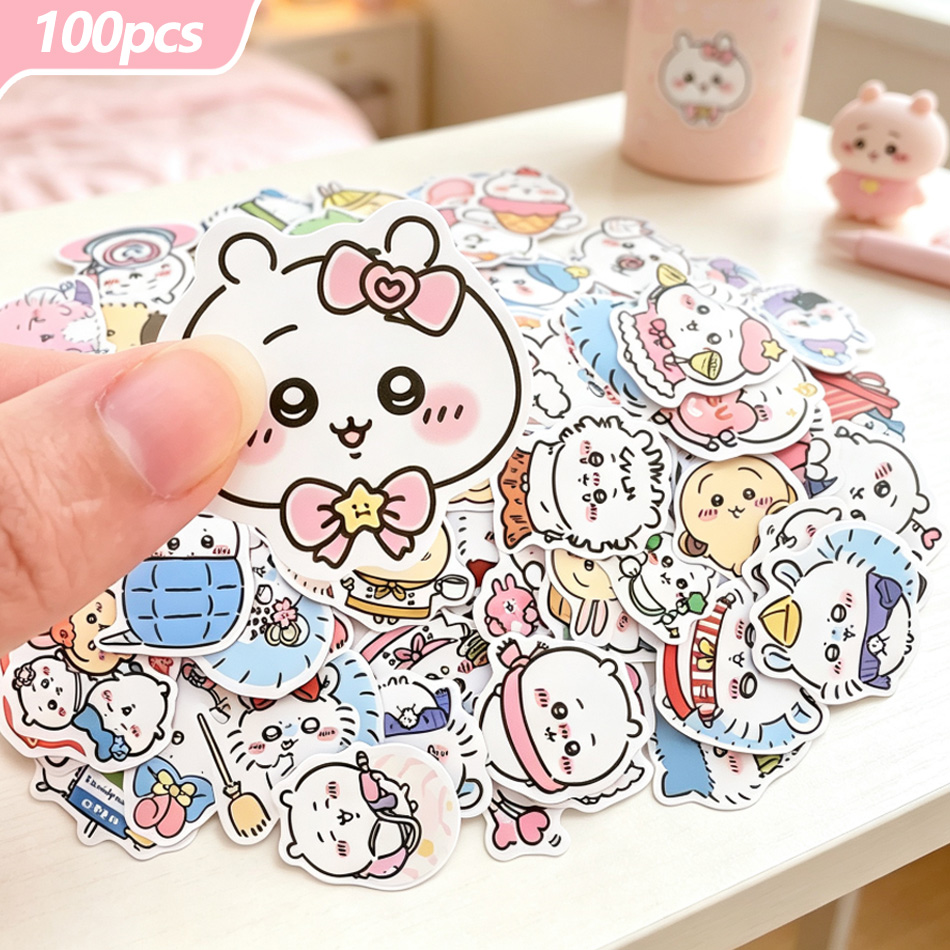 Blister Plaster Sport - 100 Adesivi Kawaii Chiikawa, Decorazioni per