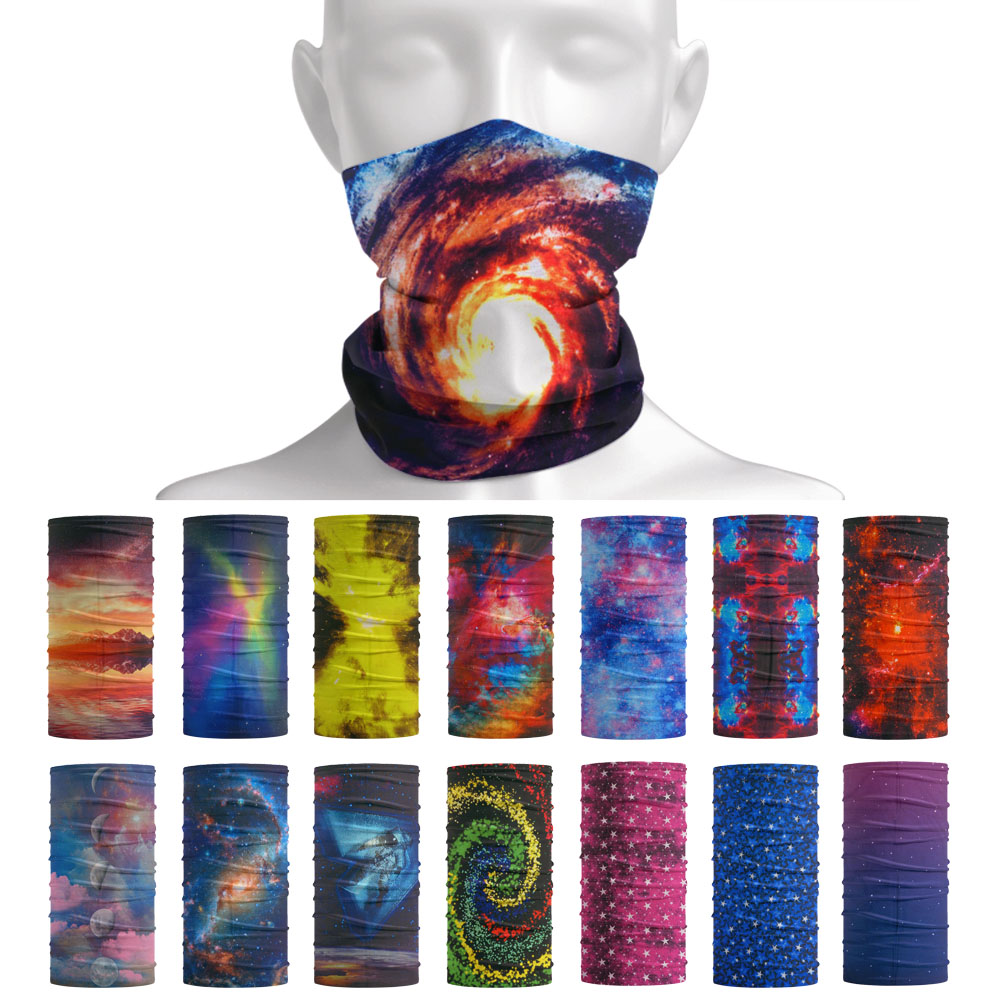 Running Gear Youtube - Paesaggio stellato copricapo collo tubo bandana