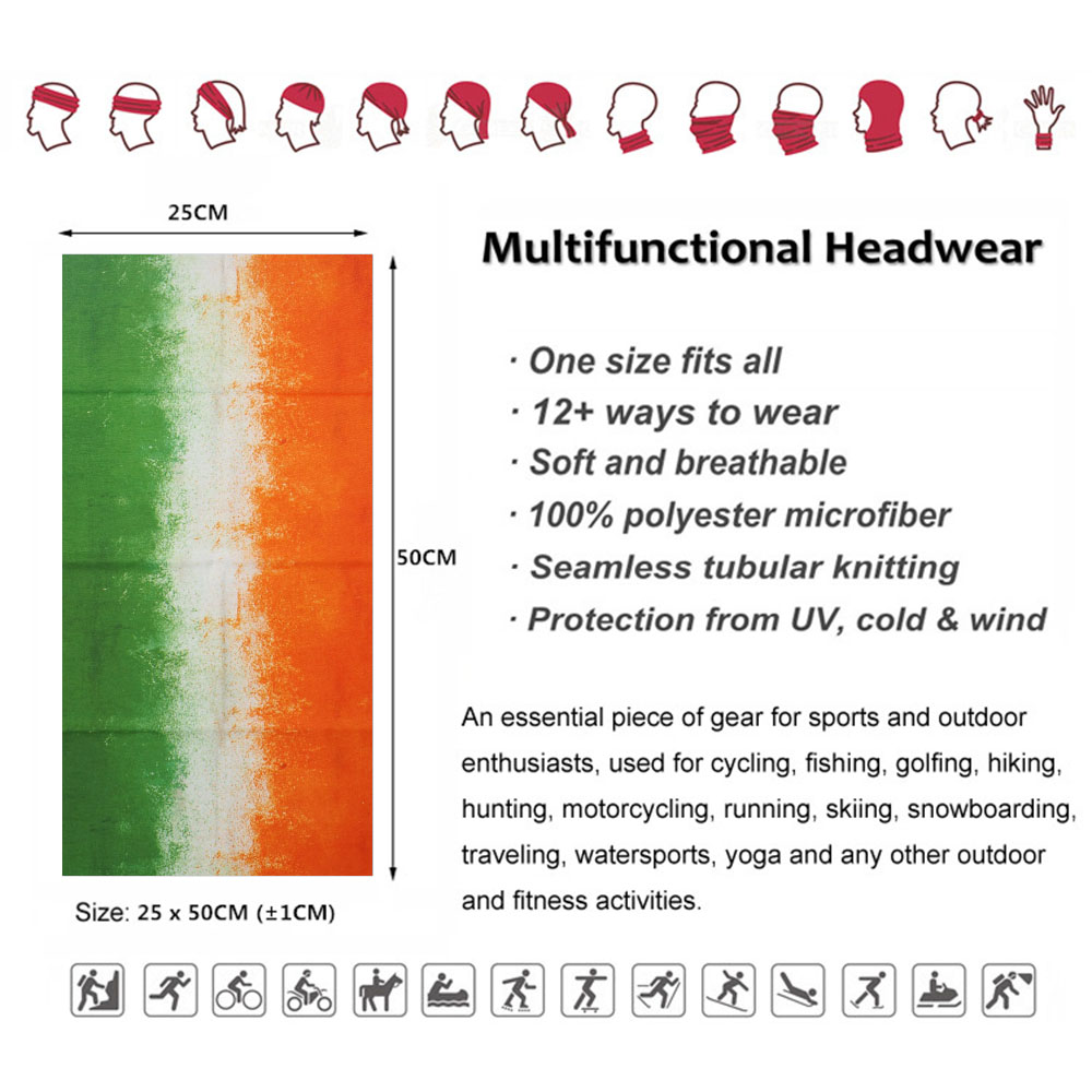 Irlanda Flag Printed Face Mask - Running Gear Youtube recensione e prezzo