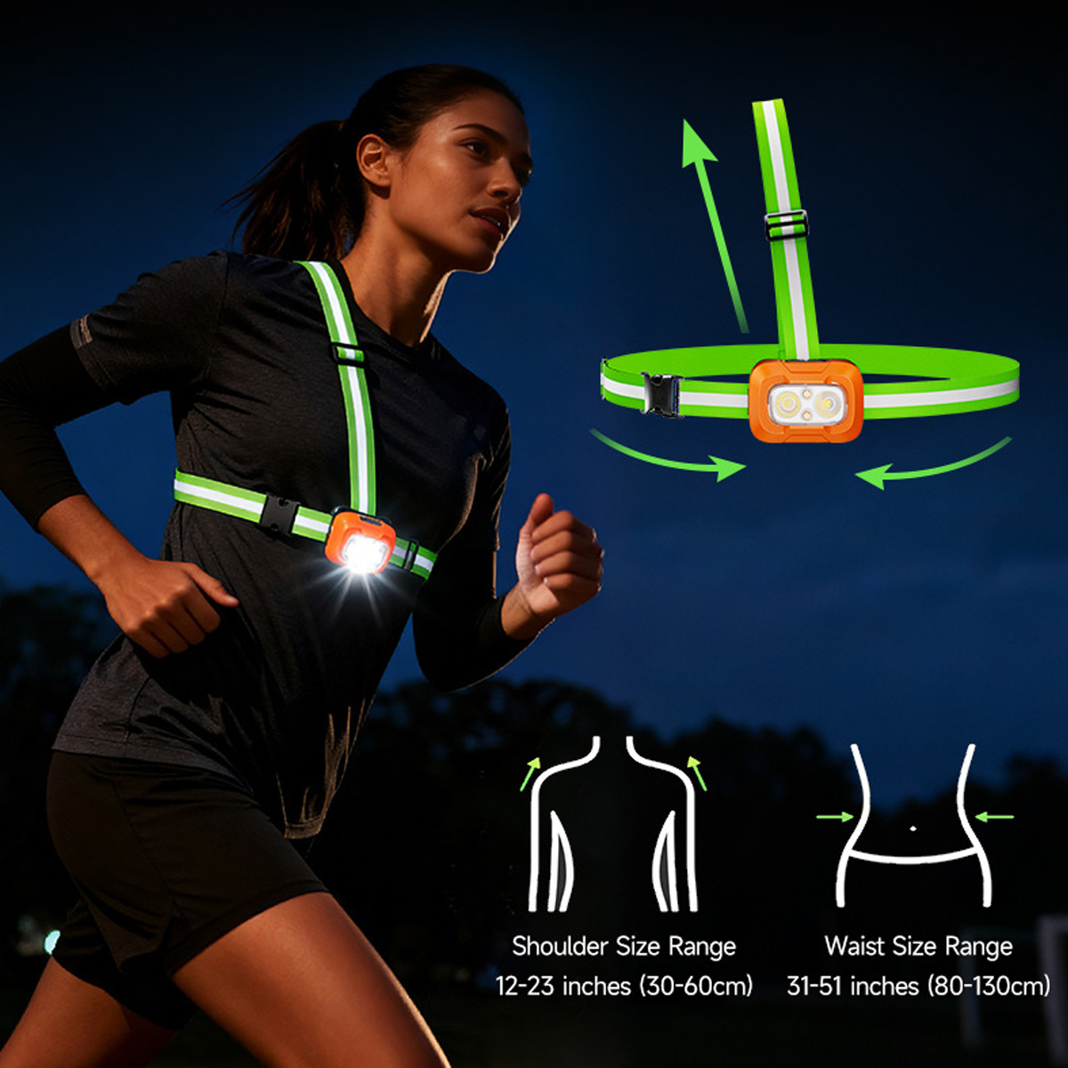 Luce da Corsa USB Ricaricabile - Running Gear Lights recensione e prezzo
