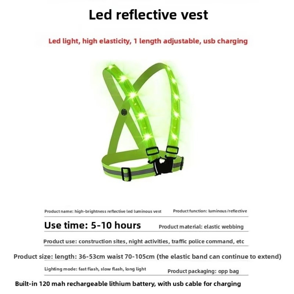 Nuovo Gilet di Sicurezza LED i - Running Gear Lights recensione e prezzo