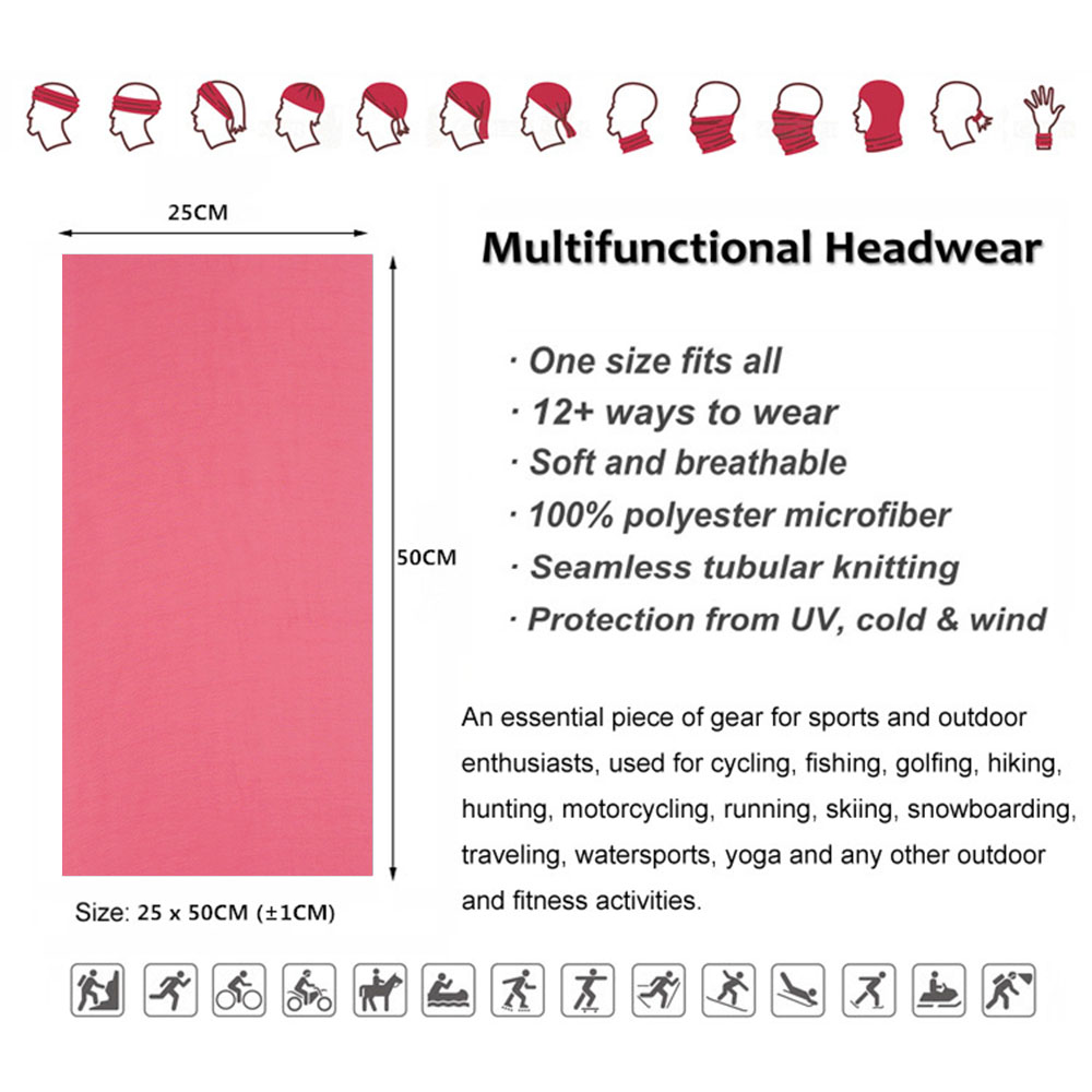Bandana da esterno rosa senza  - Running Gear Youtube recensione e prezzo